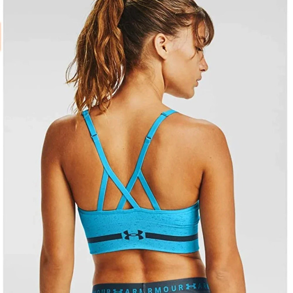 NWT Under Armour Women's Seamless Low Impact sports bra X-Small - Picture 2 of 7